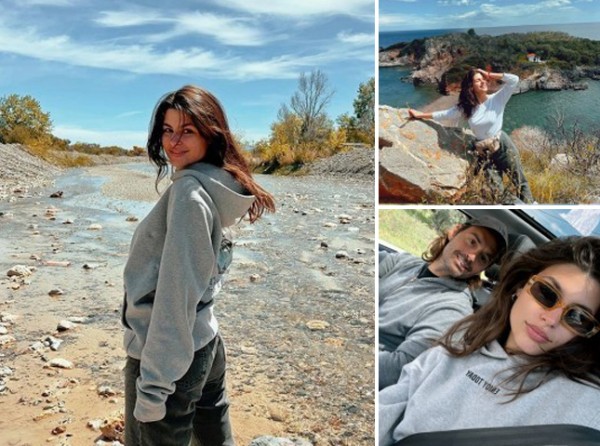 Στην Αγία Άννα και την Λίμνη της Εύβοιας για πασχαλινές διακοπές η Δανάη Παππά του Σασμού