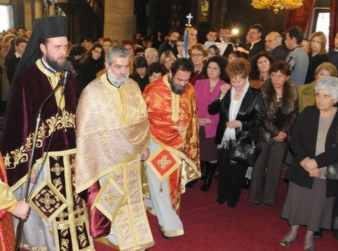 Τίμησε τον πατέρα Χαράλαμπο ο Μητροπολίτης κ. Χρυσόστομος