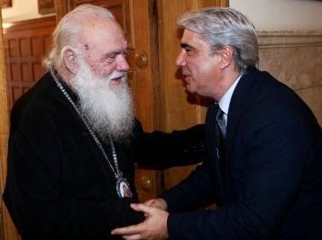 Ο Σίμος Κεδίκογλου επισκέφτηκε τον Αρχιεπίσκοπο κ. Ιερώνυμο