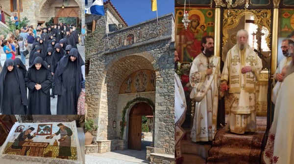 ΚΥΜΗ: Τριήμερη λαμπρή γιορτή στο μοναστήρι της Μεταμόρφωσης του Σωτήρος