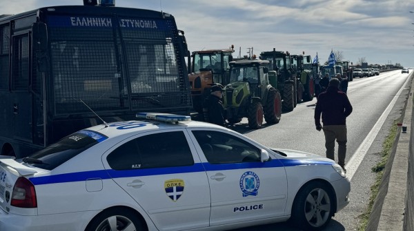 Κυκλοφοριακές παρεμβάσεις στην Εθνική Οδό Αθηνών - Λαμίας λόγω αγροτικών κινητοποιήσεων