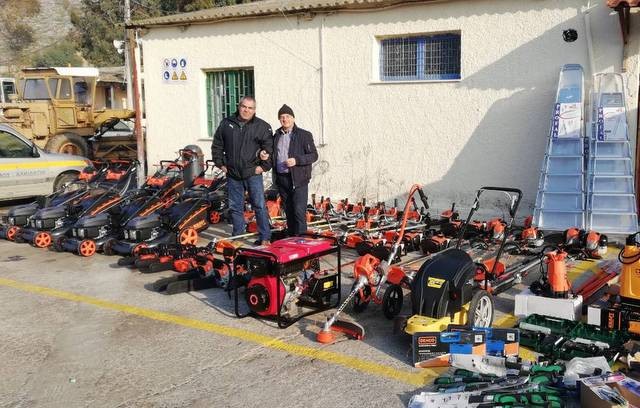 Νέα μηχανήματα και εργαλεία στις Γεωτεχνικές Υπηρεσίες του Δήμου Χαλκιδέων