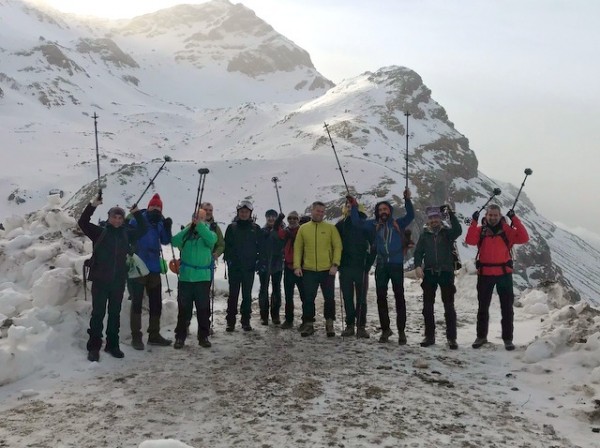 Χαλκιδέοι ορειβάτες σε δύσκολη ανάβαση στα Τζουμέρκα σε υψόμετρο 2390 μέτρα (φωτό)