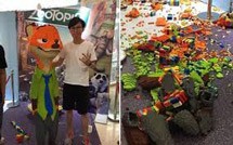 Κατασκευή από τουβλάκια Lego σε έκθεση δεν έμεινε ούτε μια ώρα