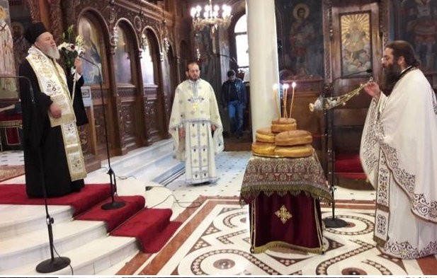 Με λαμπρότητα τιμήθηκε η μνήμη του Ευαγγελιστή Λουκά στη Χαλκίδα