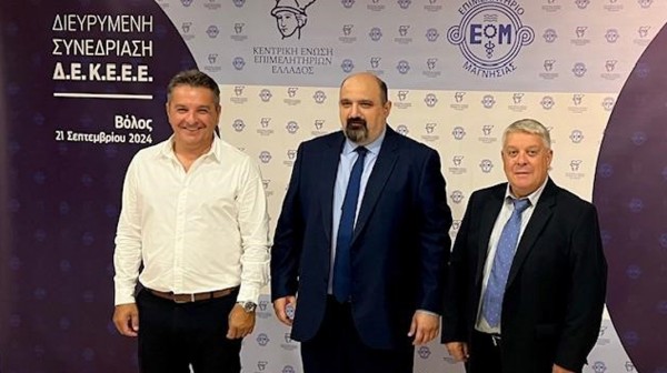 Γεροντίτης και Σκαρλάς εκπροσώπησαν το Επιμελητήριο στη συνεδρίαση της Κεντρικής Ένωσης Επιμελητηρίων Ελλάδας
