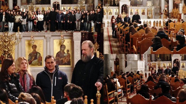 Μαθητές από το Λύκειο Ψαχνών στον Άγιο Δημήτριο Θεσσαλονίκης