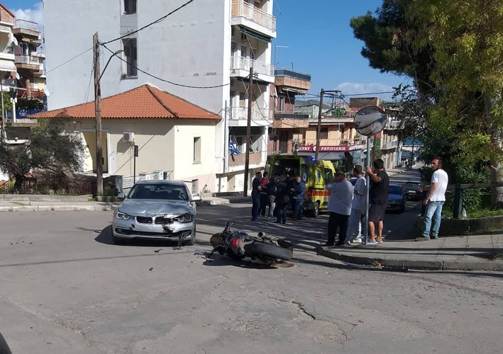 ΧΑΛΚΙΔΑ: Τραυματίστηκε οδηγός μοτοσικλέτας