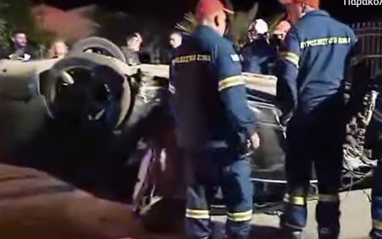 ΒΑΤΩΝΤΑΣ ΑΡΤΑΚΗΣ: ΙΧ τούμπαρε στην ευθεία (video)