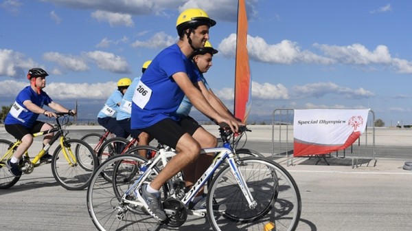 Αθλητής από την Χαλκίδα στους Πανελλήνιους Αγώνες Ποδηλασίας Special Olympics