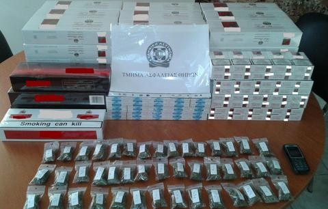 Κουβαλούσε λαθραία τσιγάρα και χασίς