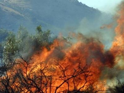Φωτιά δίπλα στο Παναχαϊκό Στάδιο