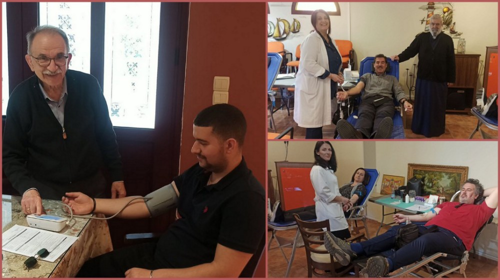 ΧΑΛΚΙΔΑ: Μεγάλη συμμετοχή στην 15η εθελοντική αιμοδοσία της Ενορίας Αγίου Νικολάου