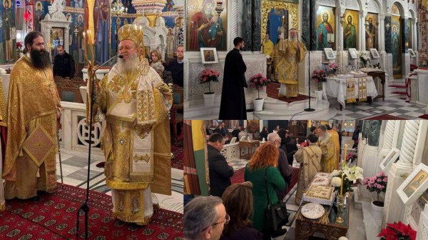 ΠΡΟΚΟΠΙ ΕΥΒΟΙΑΣ: Ο Μητροπολίτης τέλεσε τα μνημόσυνα δύο ιερέων