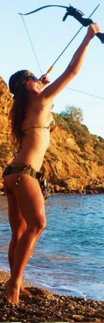Η σέξι γυμνάστρια έγινε αμαζόνα