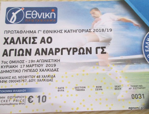 ΑΟ ΧΑΛΚΙΣ-ΑΓΙΟΙ ΑΝΑΡΓΥΡΟΙ 0-1: Χωρίς νίκες και με 50 εισιτήρια δεν πας πουθενά