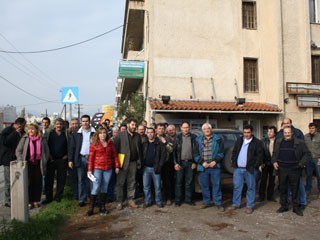 Συγκέντρωση διαμαρτυρίας στο Δασαρχείο Xαλκίδας