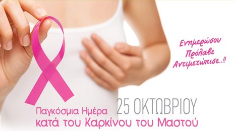 ΚΑΡΚΙΝΟΣ ΤΟΥ ΜΑΣΤΟΥ: Η έγκαιρη διάγνωση σώζει ζωές