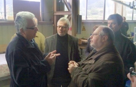 Επίσκεψη του αναπληρωτή υπουργού Εθνικής Άμυνας στην Ηλεκτρομηχανική Κύμης