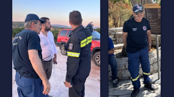 Ο αποχαιρετισμός του Φάνη Σπανού στον Μάριο Κακοσαίο