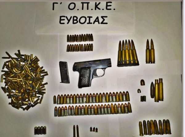 ΙΣΤΙΑΙΑ: Συνελήφθη 40χρονος για παράνομη κατοχή όπλου και φυσιγγίων