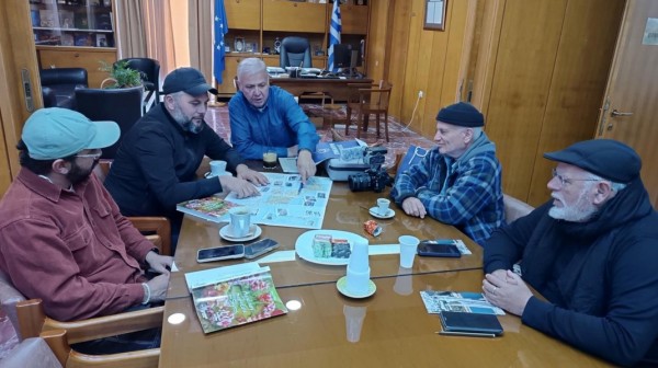 ΧΑΛΚΙΔΑ: Γαλλικό κανάλι με Ισραηλινό δημοσιογράφο επισκέφτηκε το Επιμελητήριο Εύβοιας