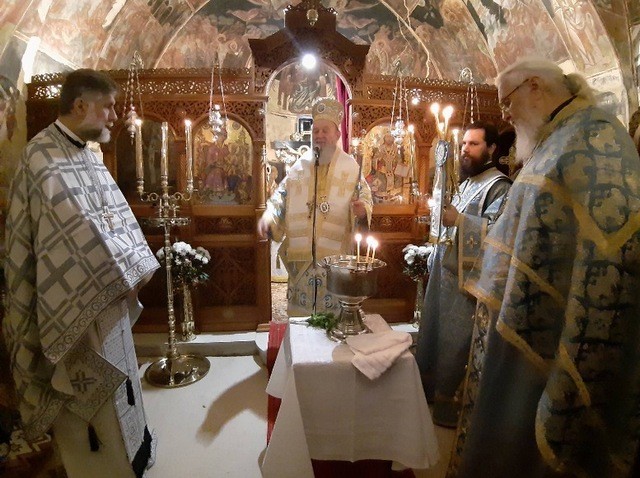 Στο μοναστήρι του Αγίου Νικολάου στην Άνω Βάθεια ο Μητροπολίτης