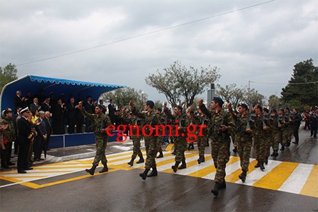 Άψογο το άγημα της Σχολής Πεζικού