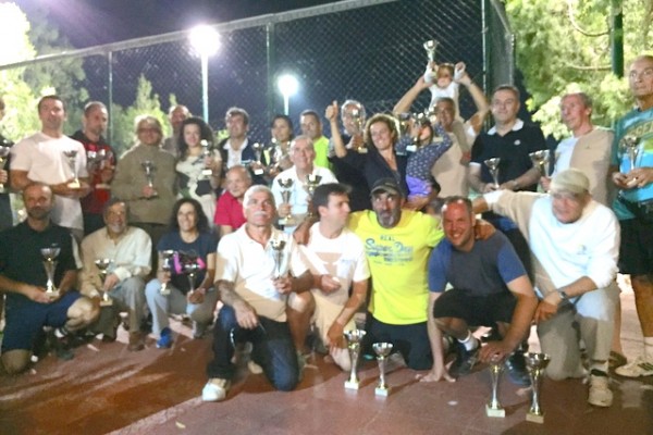 Ολοι οι νικητές στο πρωτάθλημα βετεράνων τένις