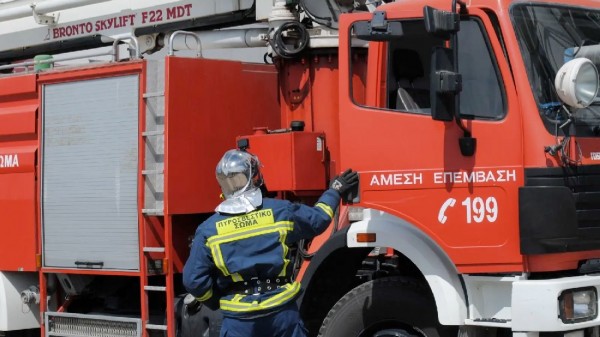 Αυτοκίνητο τυλίχθηκε στις φλόγες στο δρόμο Χαλκίδας - Σχηματαρίου