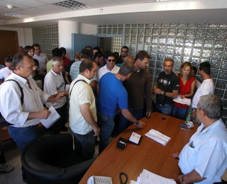 Nτου ταξιτζήδων στην Eφορία