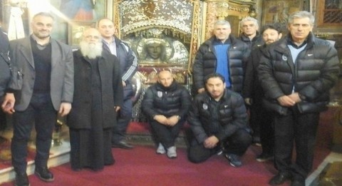 Ο ΠΑΟΚ πήγε στη Μονή του Αγίου Ραφαήλ αλλά η Κάρα του βρίσκεται στη Χαλκίδα
