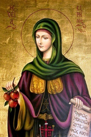 Γιορτάζει η Αγία Ειρήνη Χρυσοβαλάντου στο Βατώντα