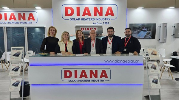DIANA ΗΛΙΑΚΟΙ ΘΕΡΜΟΣΙΦΩΝΕΣ: Δυναμική παρουσία στη διεθνή έκθεση Climatherm 2026