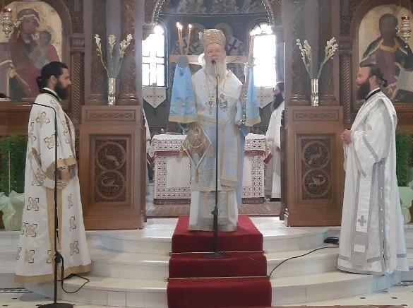 ΧΑΛΚΙΔΑ: Τιμήθηκε η μνήμη Ευβοέα Αγίου στο ναό του Αγίου Δημητρίου