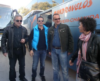 O Zεμπίλης επικεφαλής της πορείας στην Aθήνα