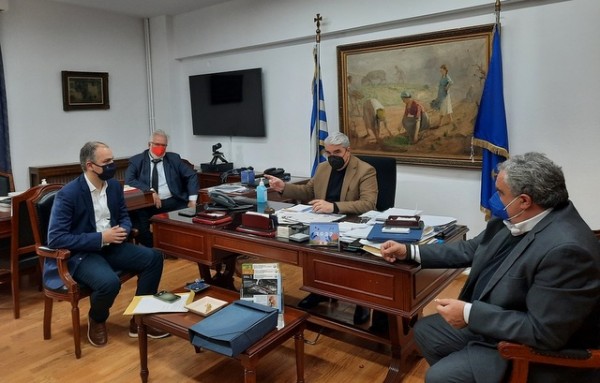 Σύσκεψη για το Φράγμα των Ψαχνών στο Υπουργείο Αγροτικής Ανάπτυξης