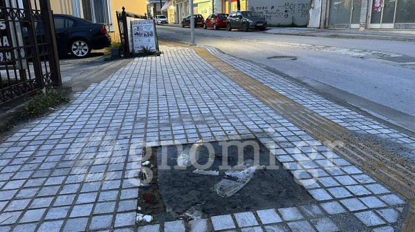 ΑΛΙΒΕΡΙ: Υγρές παγίδες για πεζούς