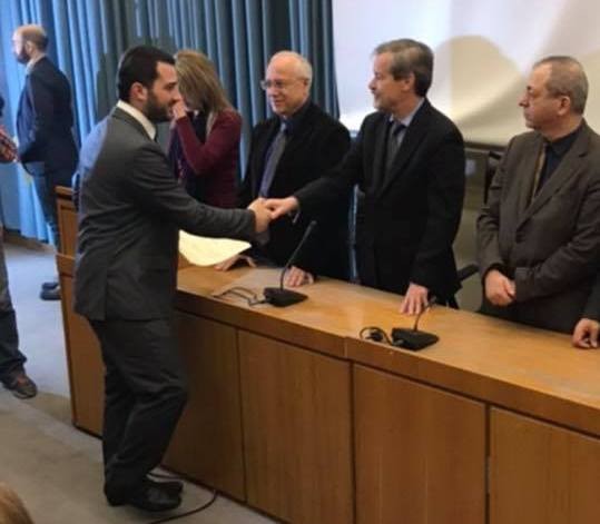 Ολοκλήρωσε μεταπτυχιακό στις Διεθνείς και Ευρωπαϊκές Σπουδές ο Φάνης Σπανός