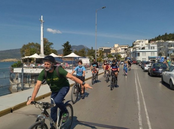 ΧΑΛΚΙΔΑ: Με ποδήλατα για την προστασία της Ευβοϊκής φύσης