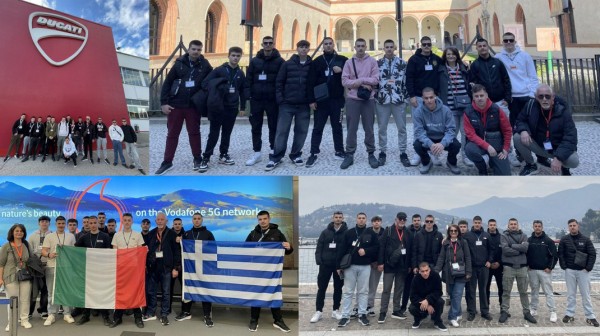 2ο ΕΠΑΛ ΧΑΛΚΙΔΑΣ: Δώδεκα μαθητές επισκέφτηκαν δύο ιστορικές βιομηχανίες κατασκευής οχημάτων στην Ιταλία