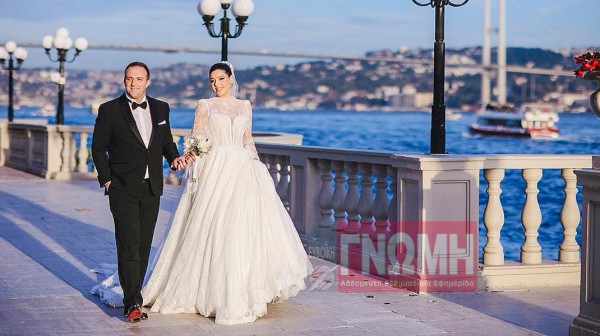 Λαμπερός γάμος στην Κωνσταντινούπολη για ζευγάρι από τη Χαλκίδα