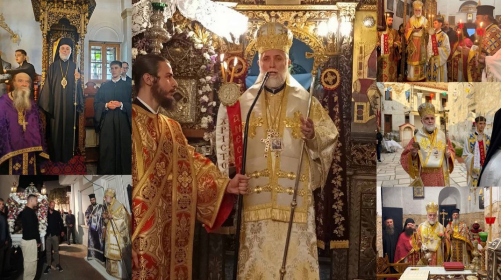 Ο Επίσκοπος Νικόδημος ...όργωσε την Σκόπελο την Μεγάλη Εβδομάδα και την Κυριακή του Πάσχα