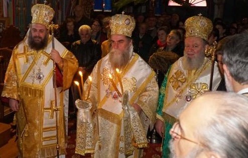 ΜΑΚΡΥΜΑΛΛΗ ΨΑΧΝΩΝ: Τρεις Μητροπολίτες για την γιορτή του Αγίου Παρθενίου