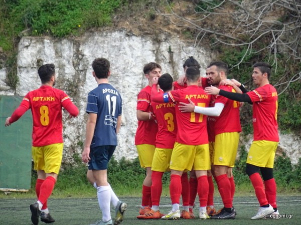 ΔΡΟΣΙΑ-ΑΡΤΑΚΗ 0-4: Εκανε το δύσκολο ...εύκολο και συνεχίζει στην κορυφή