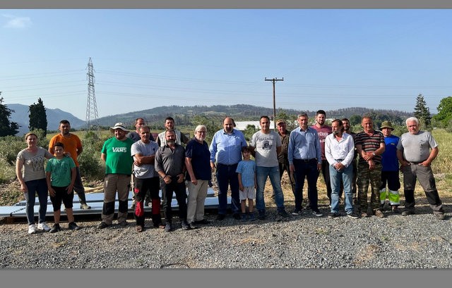 Επίσκεψη του Χρήστου Τριαντόπουλου στη Βόρεια Εύβοια