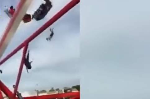 Τρομακτικό δυστύχημα με νεκρό σε λούνα παρκ (VIDEO)