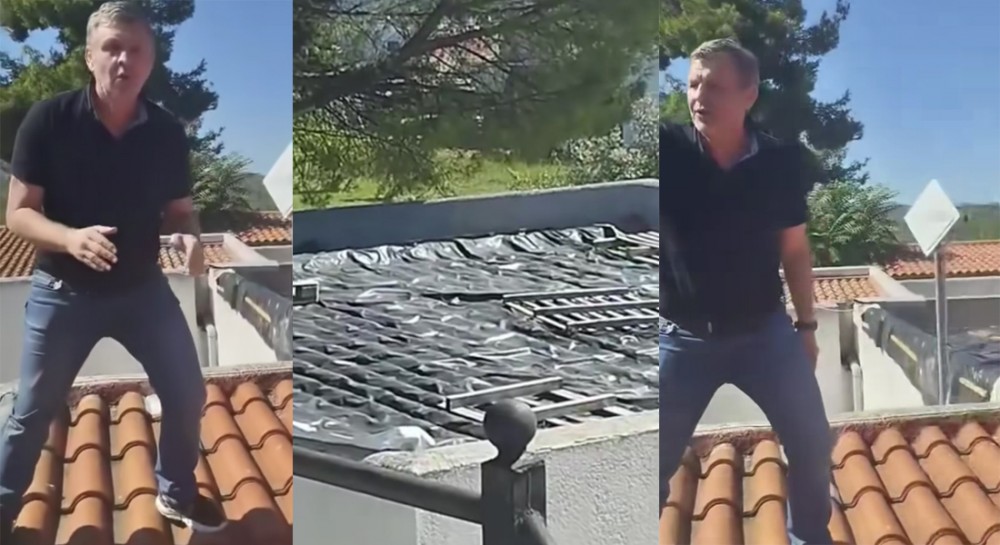 ΚΕΝΤΡΟ ΥΓΕΙΑΣ ΙΣΤΙΑΙΑΣ: O Γκλέτσος ανέβηκε στα κεραμίδια για να τα ...χώσει στον Σπανό (VIDEO)