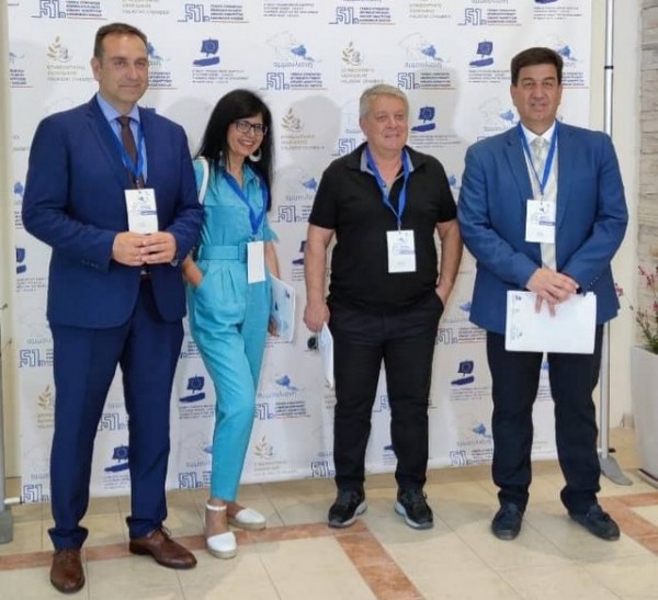 Στη Συνέλευση του Επιμελητηριακού Ομίλου Ανάπτυξης Ελληνικών Νησιών Γεροντίτης και Καραμπέτσου