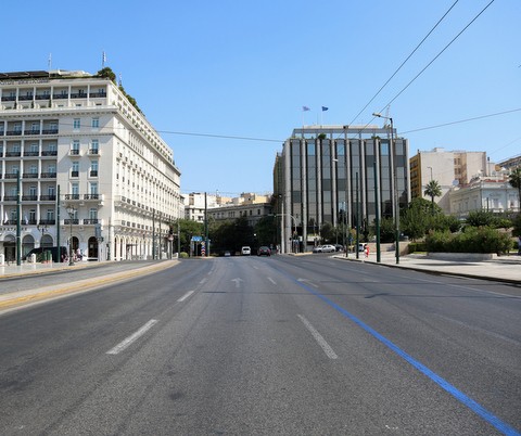 Η έρημη λόγω κορωνοϊού Αθήνα ...από ψηλά (VIDEO)